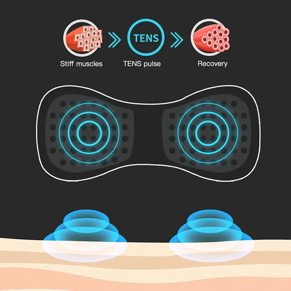 Portable Mini Electric Massager – EMS Body Relaxation & Muscle Comfort Patch (Neck, Arms, Back, Shoulders)