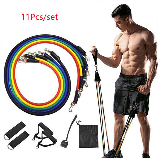11-Piece Resistance Bands Workout Set