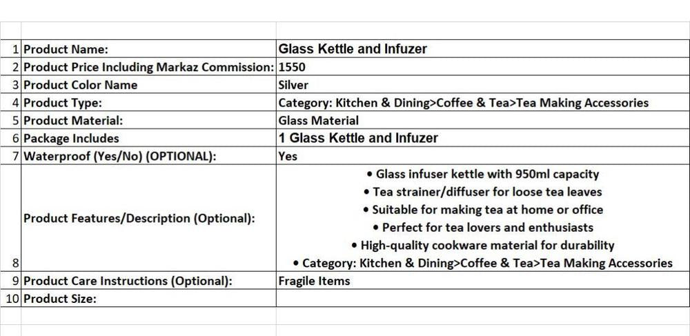 Infuser Glass Tea Jug with Stainless Steel Filter – Premium Hot & Cold Brewer for Tea, Detox Water & Herbal Drinks