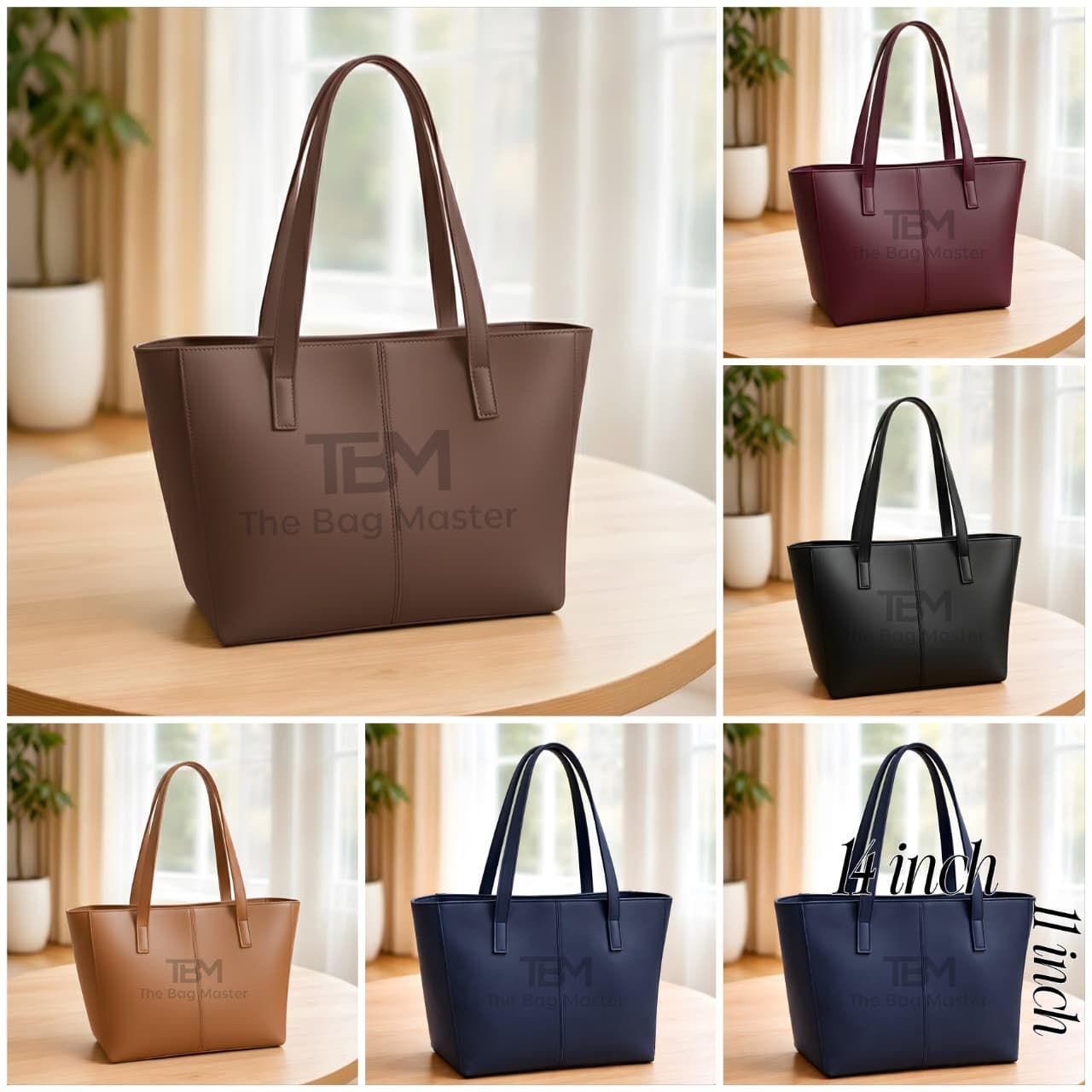 TBM The Bag Master Tote Bags Stylish Durable And Spacious Design For Everyday Carry And Convenience - Maroon