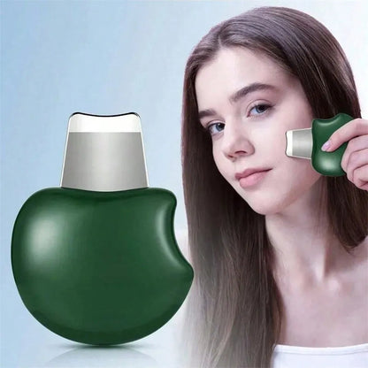 Blackhead Remover & Facial Peeling Tool – Leather Grip Skincare & Makeup Accessory