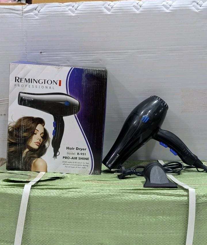 Remington Professional Pro-Air Shine Hair Dryer R-951 – 3000W High-Speed Powerful Styling Blower