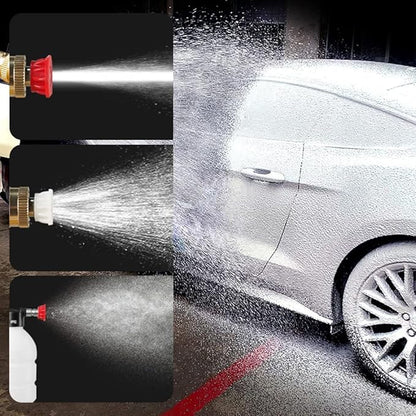 Automatic Cordless Car Wash Spray Gun- 48V High Pressure Lithium Battery - Wireless Foam Jet Washer