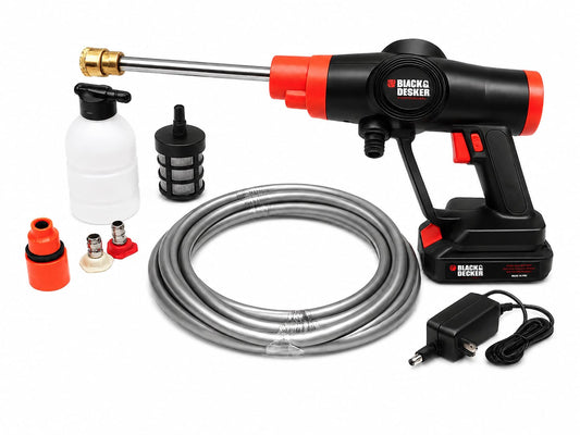 BLACK & DECKER IMPORTED Cordless High Pressure Washer – Single Lithium Battery Power