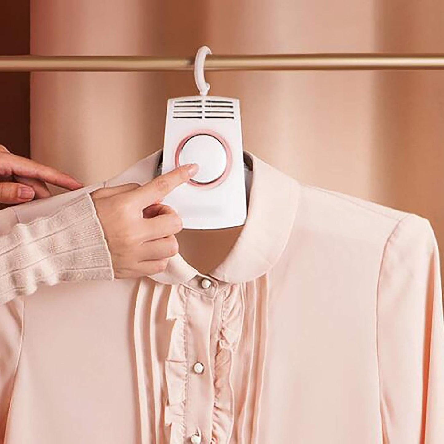 Portable Clothes Dryer, Fast Drying Cloth Suit Hanger Dryer, Electric Folding Clothes Shoes Drying Hangers