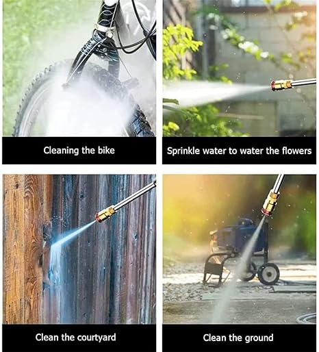 Automatic Cordless Car Wash Spray Gun- 48V High Pressure Lithium Battery - Wireless Foam Jet Washer