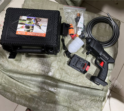 Automatic Cordless Car Wash Spray Gun- 48V High Pressure Lithium Battery - Wireless Foam Jet Washer